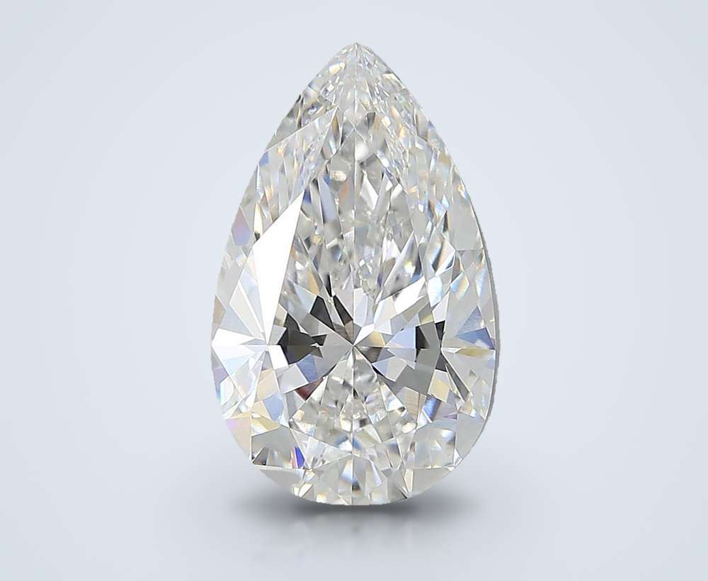 6.56 Carat Pear Lab Diamond