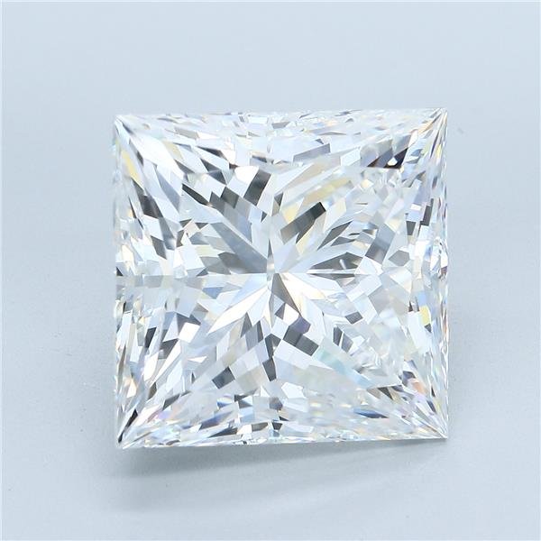 15.06ct F VS1 Rare Carat Ideal Cut Princess Diamond