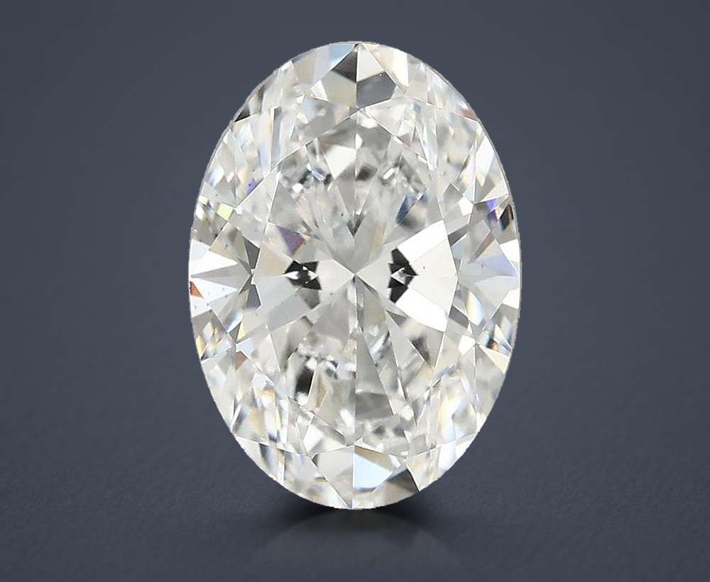 3.90 Carat Oval Lab Diamond