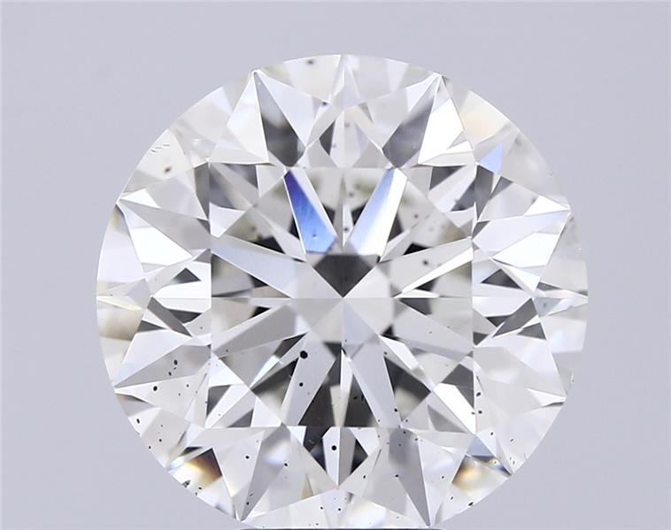 7.03ct G SI1 Excellent Cut Round Lab Grown Diamond