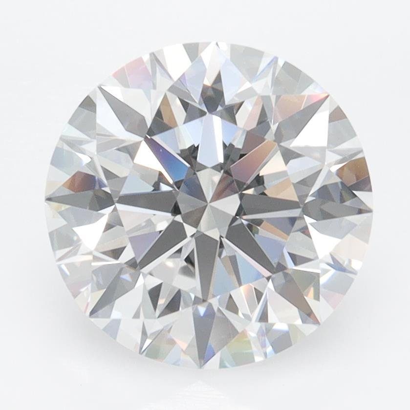 3.04ct D FL Rare Carat Ideal Cut Round Lab Grown Diamond