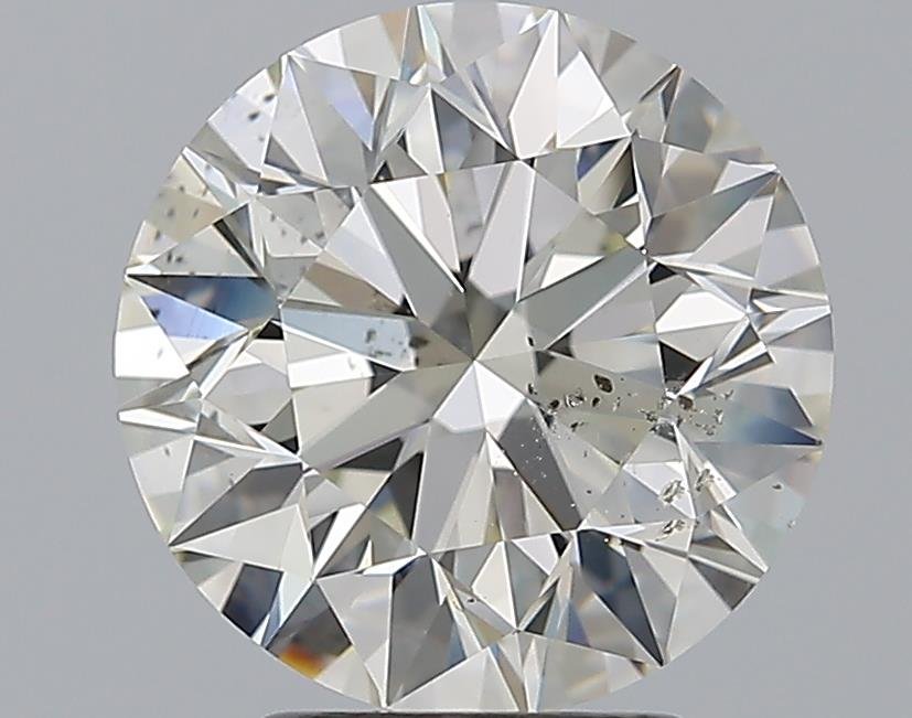 3.32ct K SI2 Excellent Cut Round Diamond