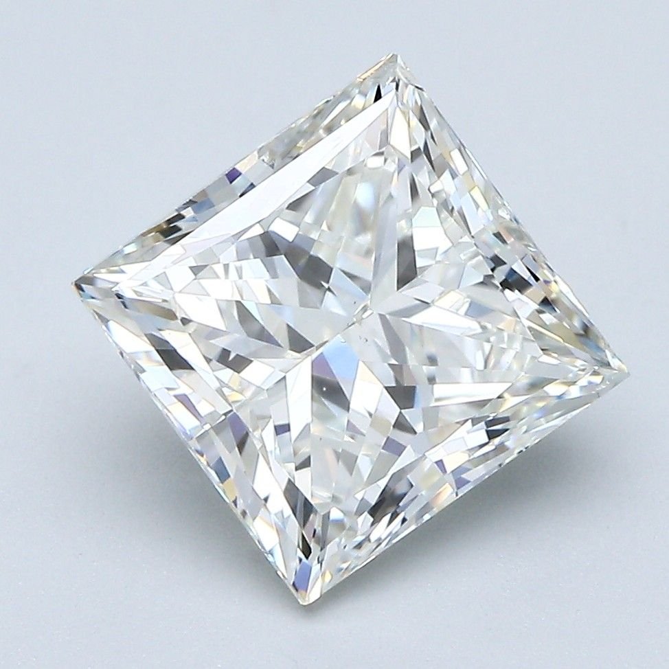 4.02ct I VS2 Very Good Cut Princess Diamond