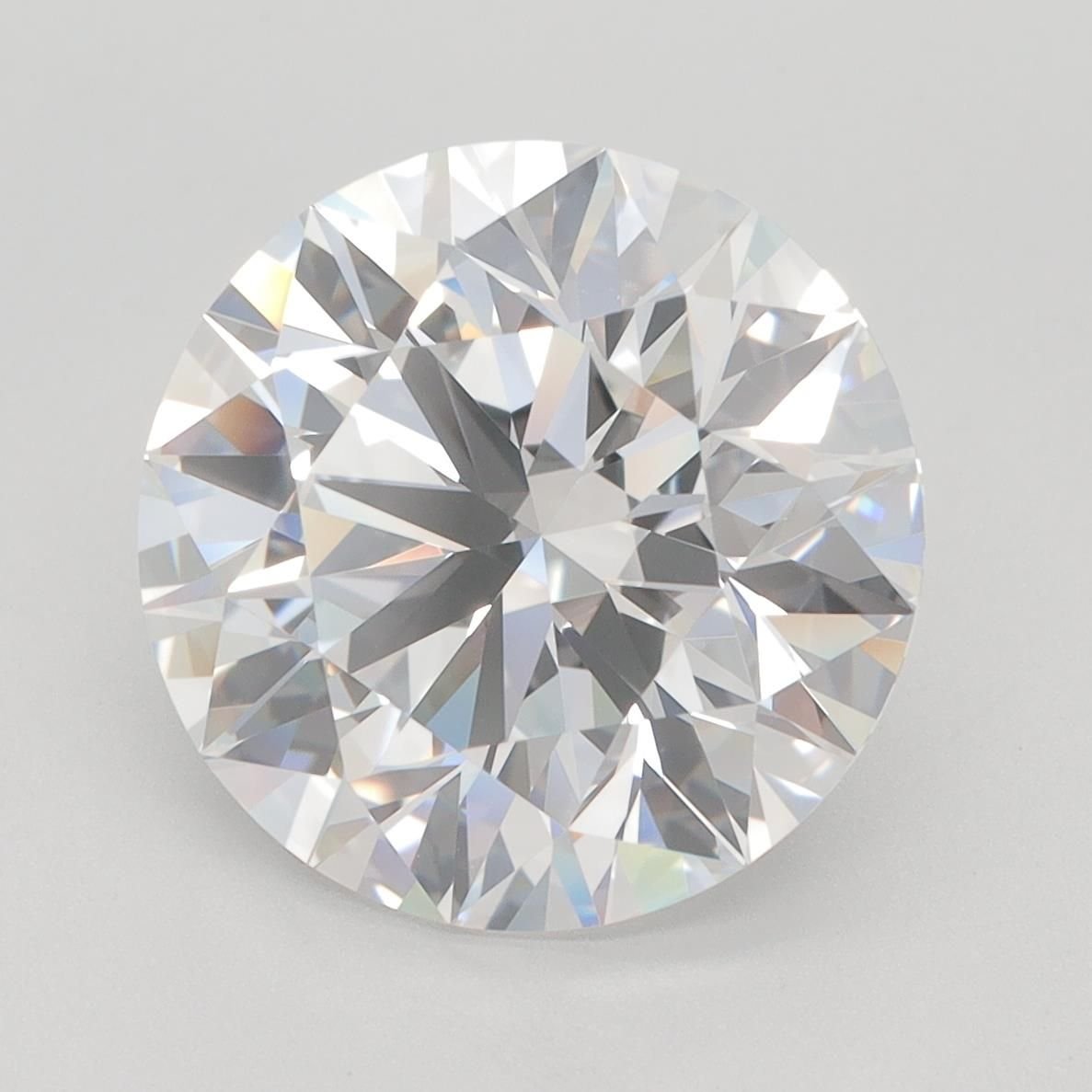 5.51ct G IF Rare Carat Ideal Cut Round Lab Grown Diamond