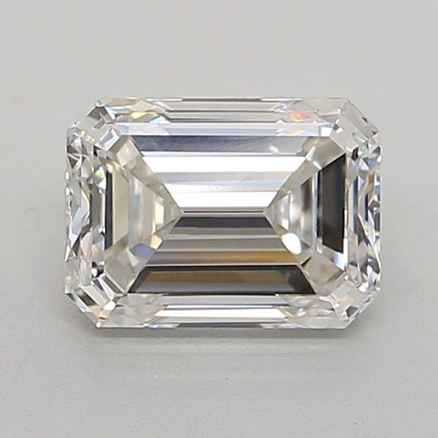 1.50ct F VVS2 Very Good Cut Emerald Lab Grown Diamond