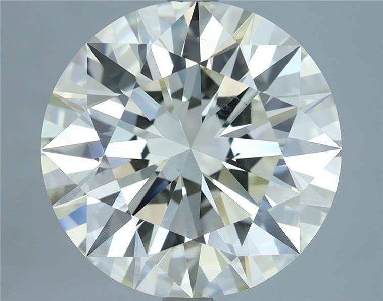 5.27ct J VS2 Rare Carat Ideal Cut Round Diamond