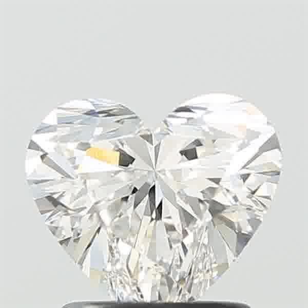 1.34ct F VS1 Rare Carat Ideal Cut Heart Lab Grown Diamond