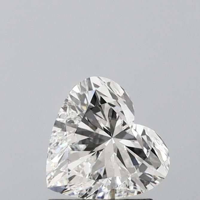 1.15ct F VS1 Rare Carat Ideal Cut Heart Lab Grown Diamond