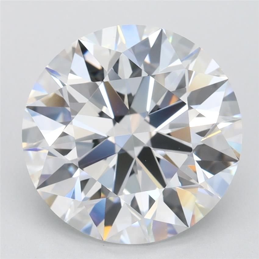 4.14ct D IF Rare Carat Ideal Cut Round Lab Grown Diamond