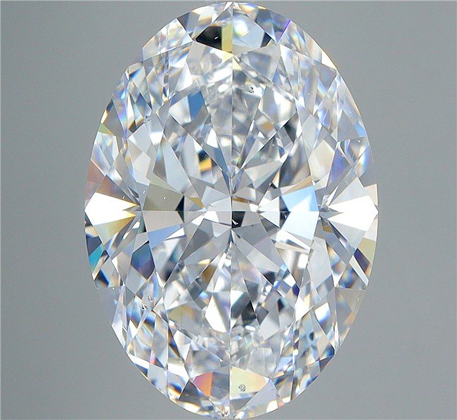 8.02ct D SI1 Rare Carat Ideal Cut Oval Diamond