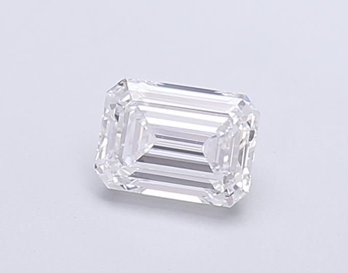 0.56ct D VVS1 Excellent Cut Emerald Lab Grown Diamond