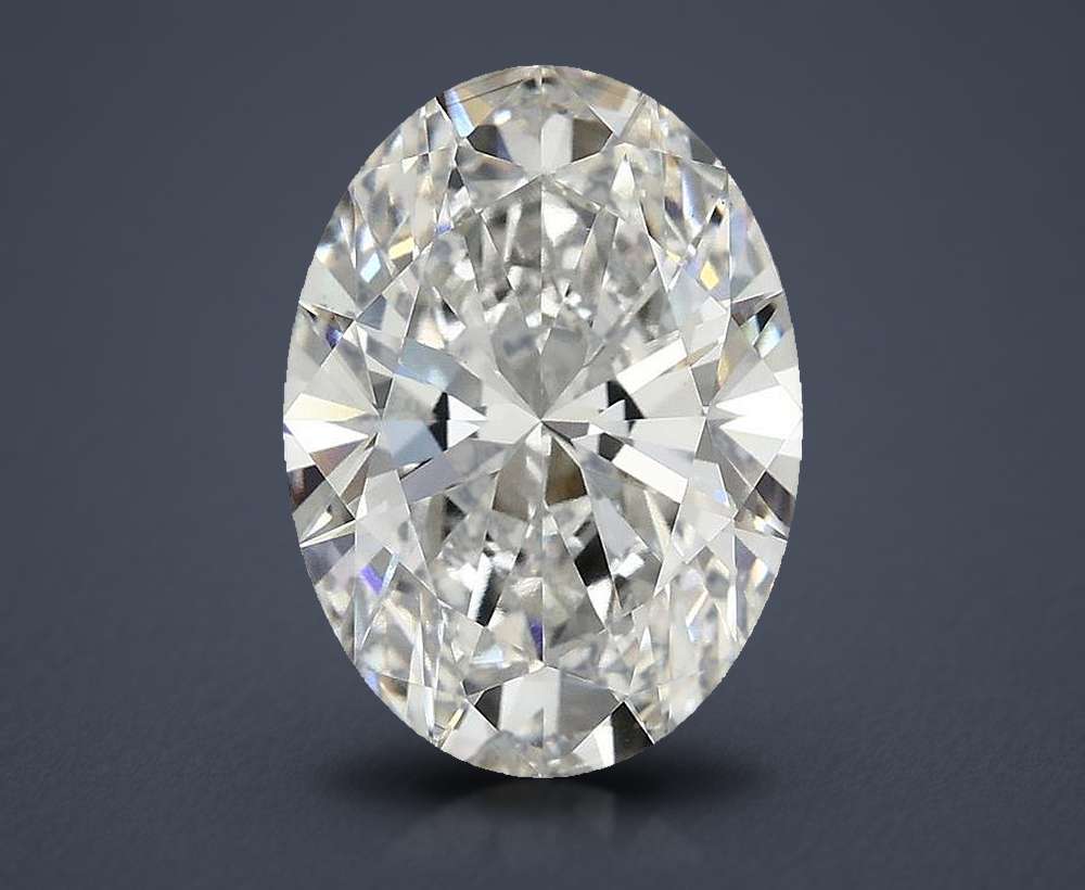 3.94 Carat Oval Lab Diamond