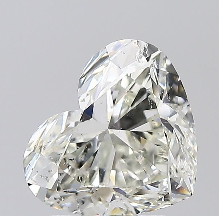2.55ct J SI2 Rare Carat Ideal Cut Heart Diamond