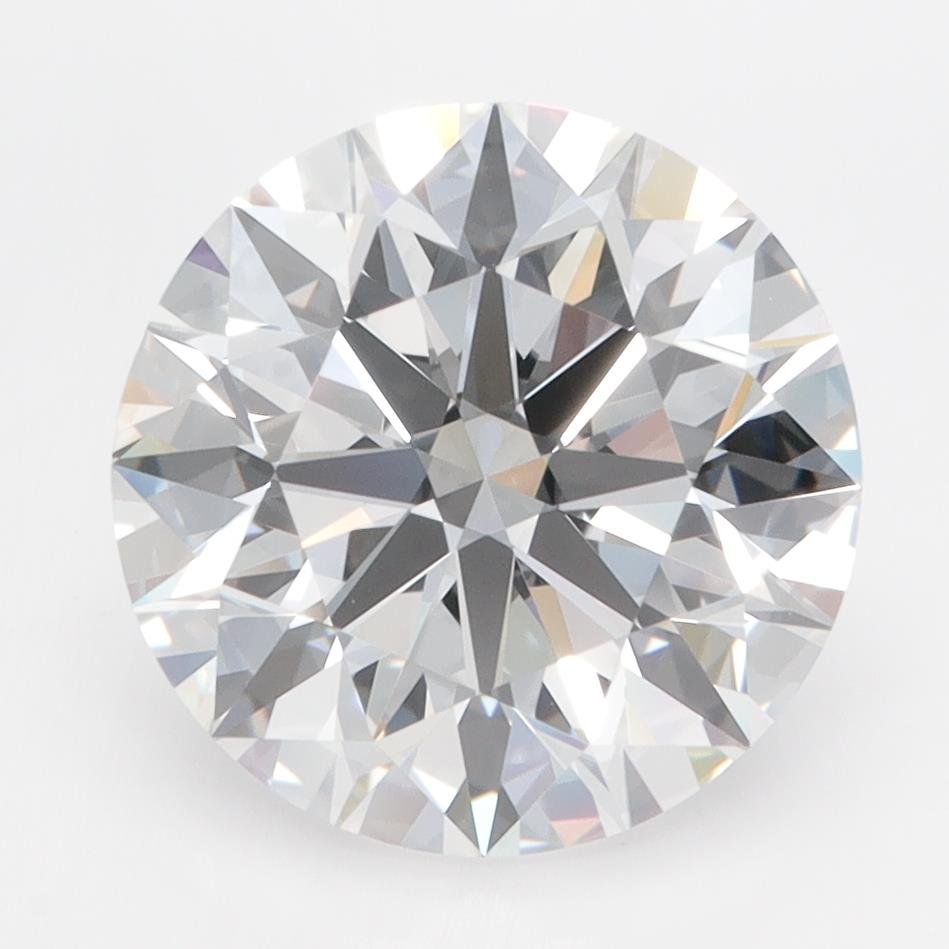 4.26ct D IF Rare Carat Ideal Cut Round Lab Grown Diamond