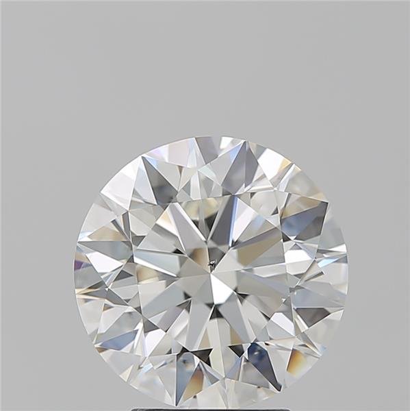 4.05ct H SI1 Rare Carat Ideal Cut Round Diamond