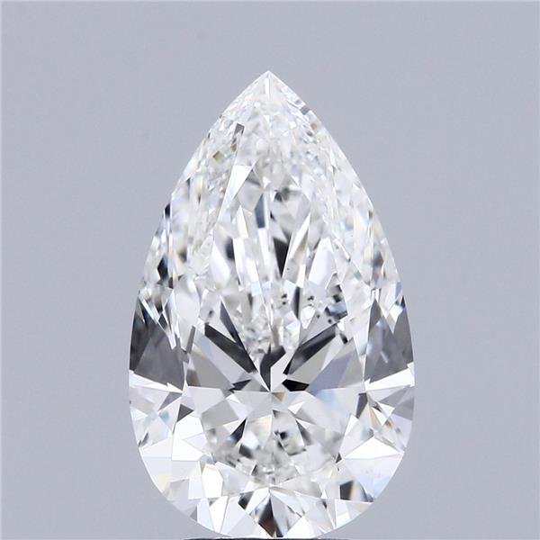 4.50 Carat Pear Lab Diamond