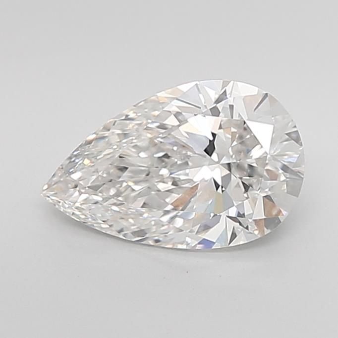 2.11ct F VVS2 Rare Carat Ideal Cut Pear Lab Grown Diamond