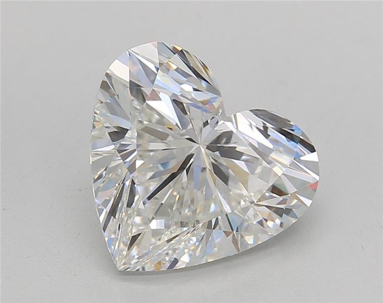 3.58ct G VS1 Rare Carat Ideal Cut Heart Lab Grown Diamond