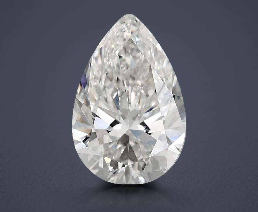 1.00 Carat Pear Lab Diamond