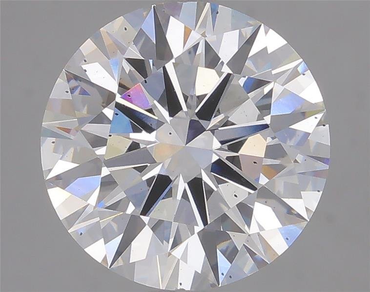 4.41ct F SI1 Rare Carat Ideal Cut Round Lab Grown Diamond