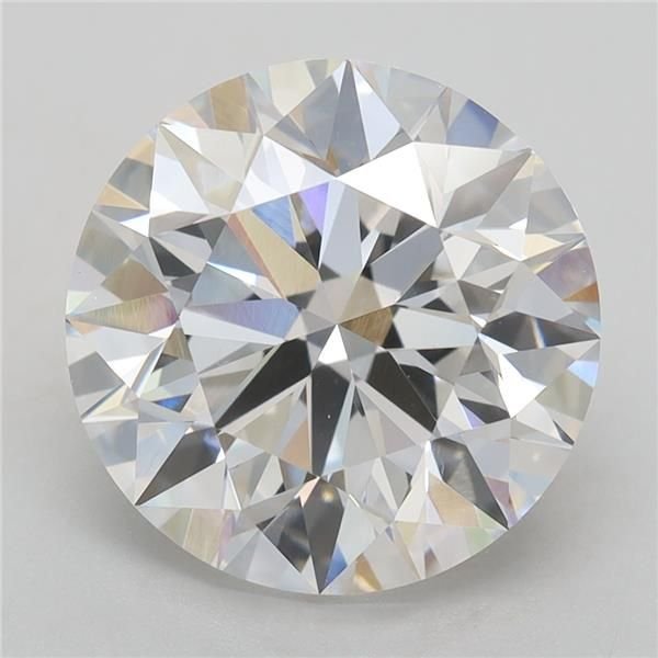 3.71ct E VVS2 Rare Carat Ideal Cut Round Lab Grown Diamond