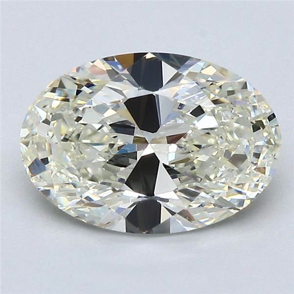 2.01ct K VS1 Rare Carat Ideal Cut Oval Diamond