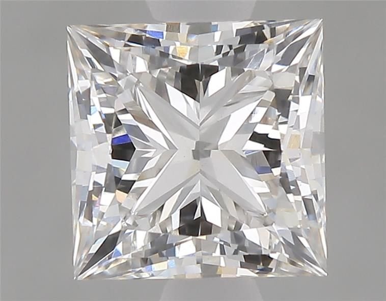 1.28ct H VS1 Rare Carat Ideal Cut Princess Lab Grown Diamond