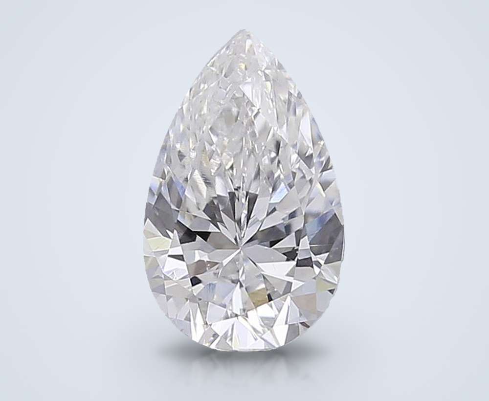 0.53 Carat Pear Lab Diamond