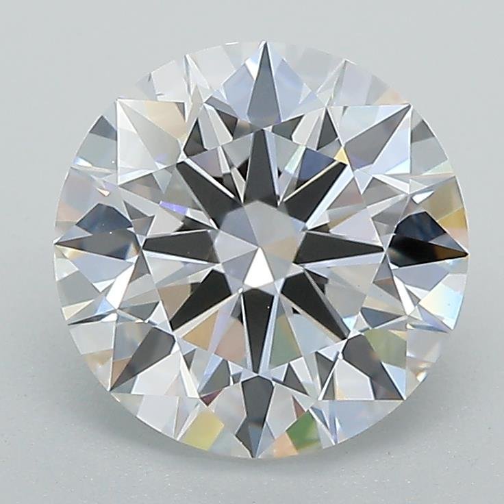 2.04ct D VS1 Rare Carat Ideal Cut Round Lab Grown Diamond