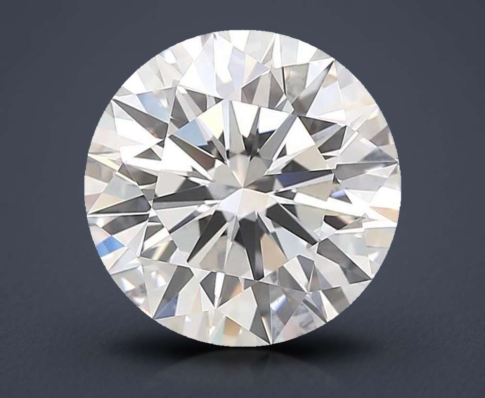 3.42 Carat Round Lab Diamond