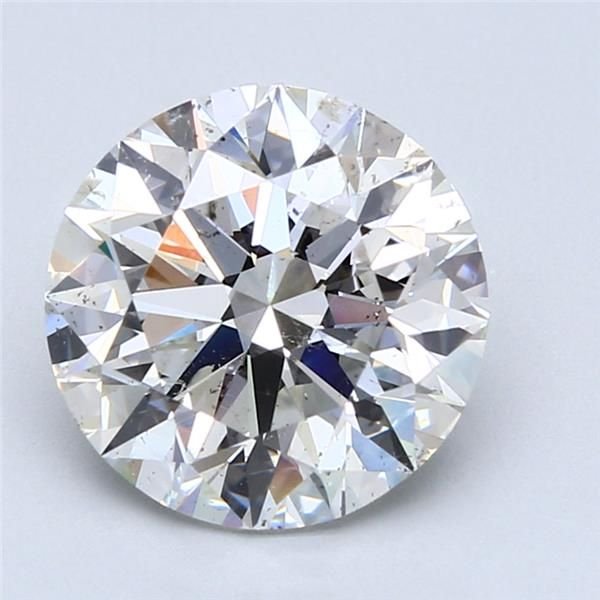 3.72ct G SI2 Rare Carat Ideal Cut Round Diamond