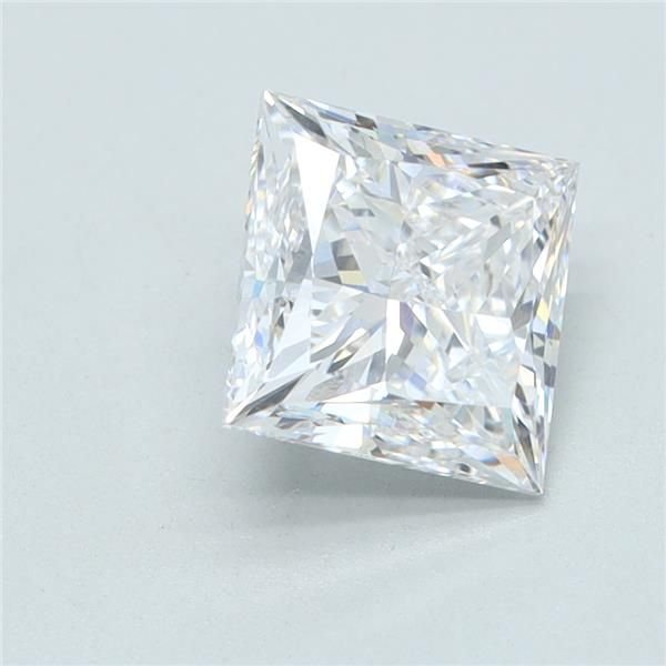 1.60ct E VVS2 Rare Carat Ideal Cut Princess Lab Grown Diamond