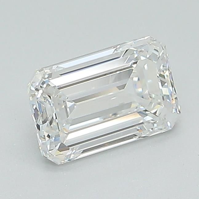 1.00ct D VVS2 Excellent Cut Emerald Lab Grown Diamond