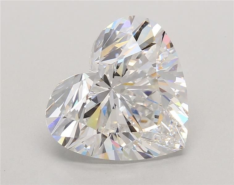 7.09ct E VS1 Rare Carat Ideal Cut Heart Lab Grown Diamond