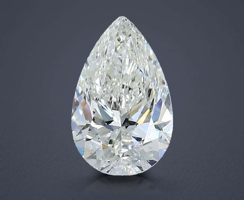 1.82 Carat Pear Natural Diamond