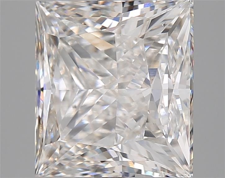 5.29ct H VS2 Rare Carat Ideal Cut Princess Lab Grown Diamond