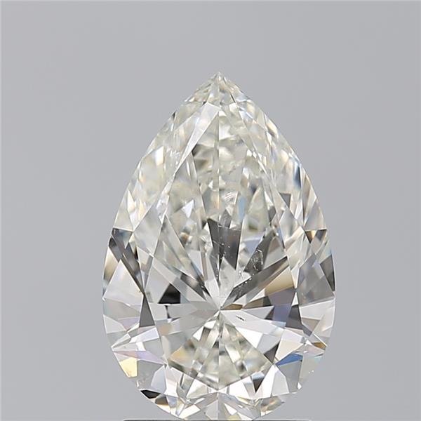 2.20ct J SI2 Very Good Cut Pear Diamond