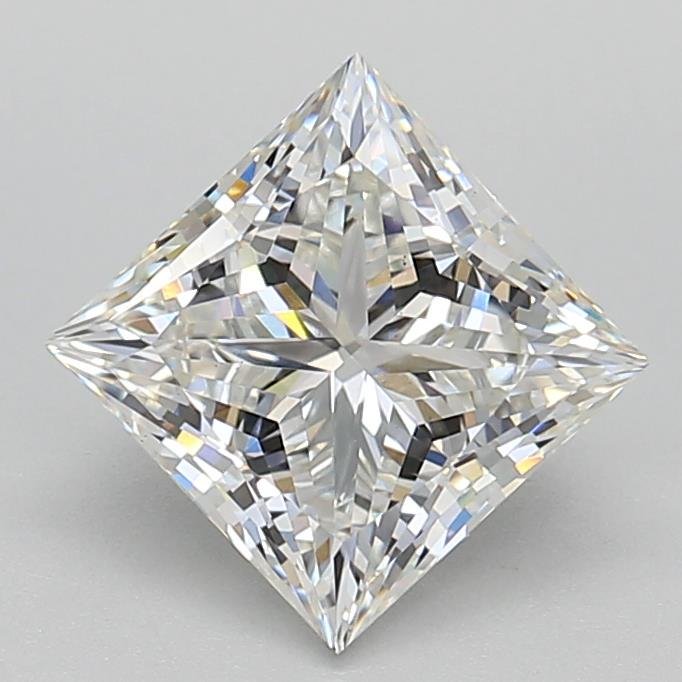 2.46ct G VS1 Rare Carat Ideal Cut Princess Lab Grown Diamond