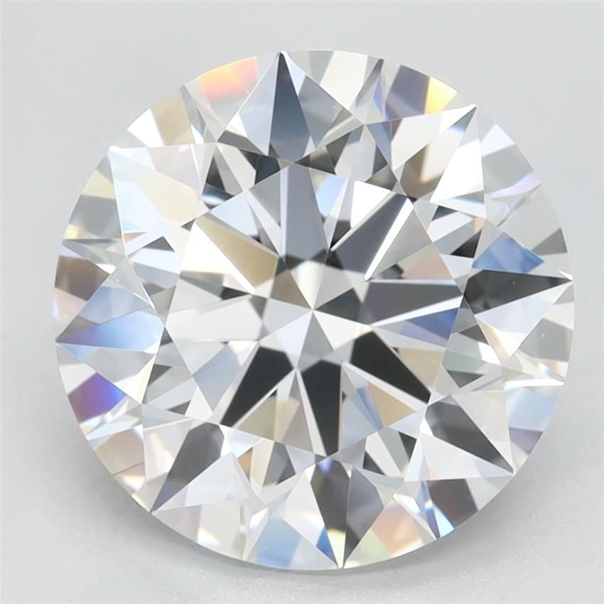 4.09ct D VVS2 Rare Carat Ideal Cut Round Lab Grown Diamond