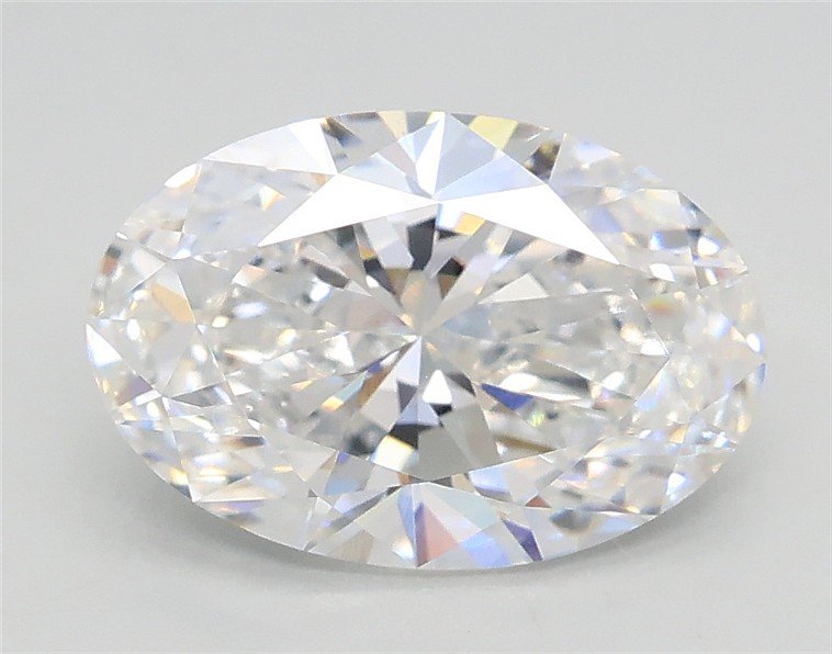 2.01ct D VS1 Rare Carat Ideal Cut Oval Lab Grown Diamond