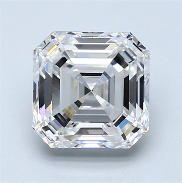 2.05ct E VVS2 Excellent Cut Asscher Lab Grown Diamond