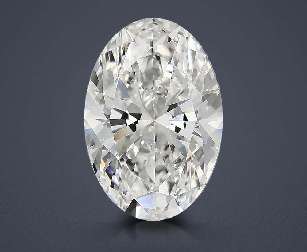 3.70 Carat Oval Lab Diamond