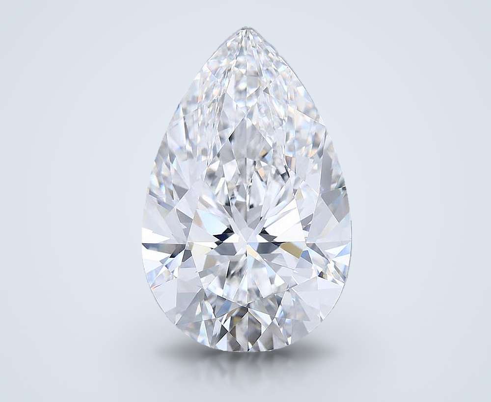9.82 Carat Pear Lab Diamond