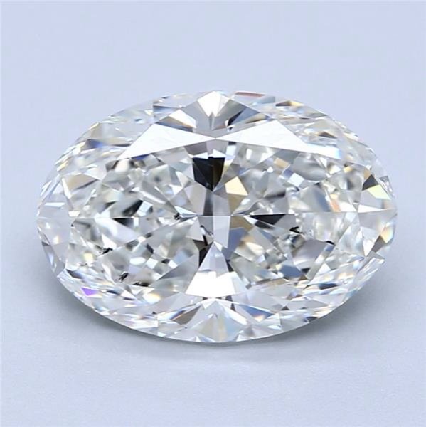3.20ct I SI1 Rare Carat Ideal Cut Oval Diamond