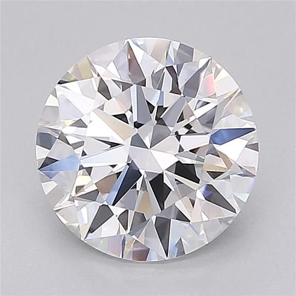 2.55ct D VS1 Rare Carat Ideal Cut Round Lab Grown Diamond