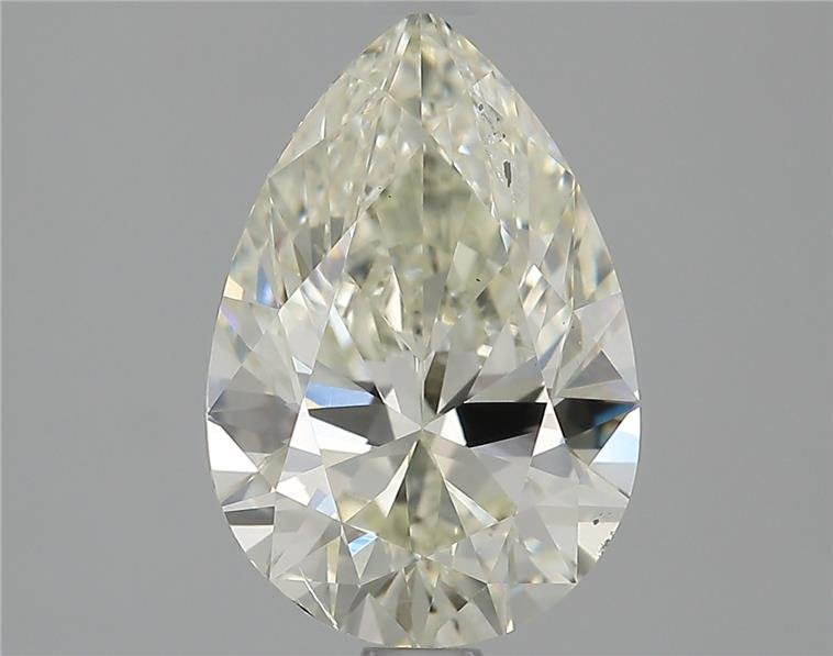 2.01ct J SI1 Rare Carat Ideal Cut Pear Lab Grown Diamond