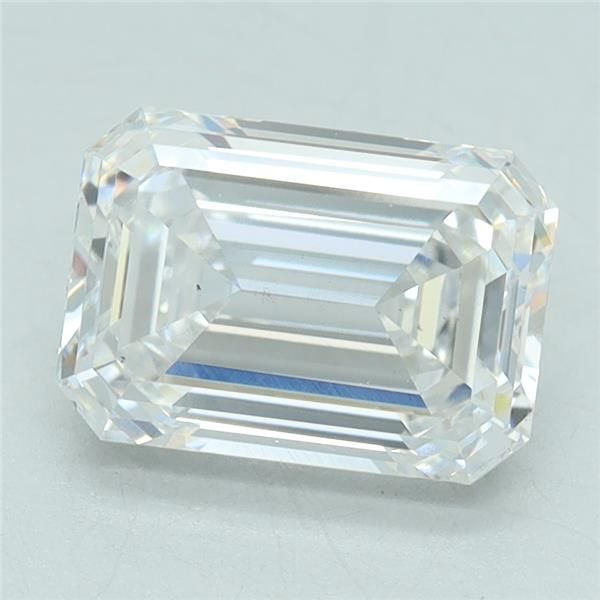 1.86ct D VS2 Rare Carat Ideal Cut Emerald Lab Grown Diamond