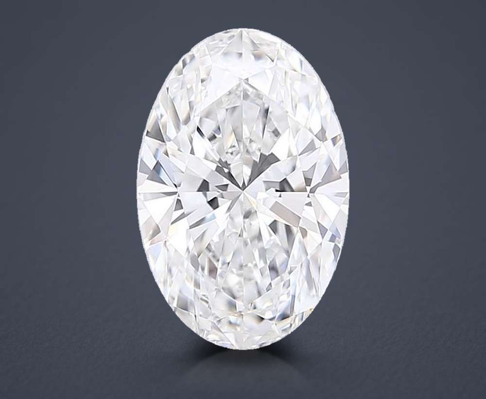 3.60 Carat Oval Lab Diamond