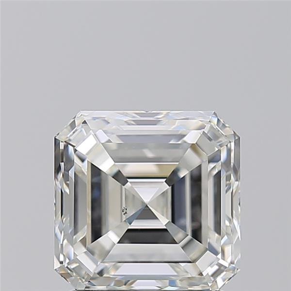 2.01ct G VS2 Rare Carat Ideal Cut Asscher Diamond