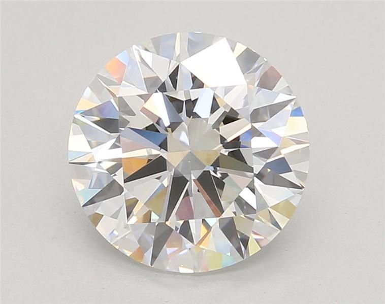 3.07ct D VVS2 Rare Carat Ideal Cut Round Lab Grown Diamond